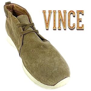 Vince Marcus Chukka Boots Tan Suede Men’s Size 11M Casual Designer